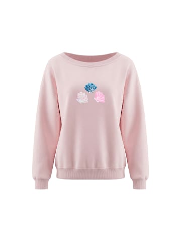 IZIA Women Sweatshirt in Light Rose