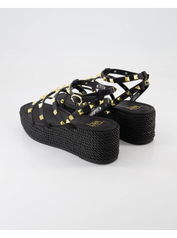 Terry Sandalen in Schwarz