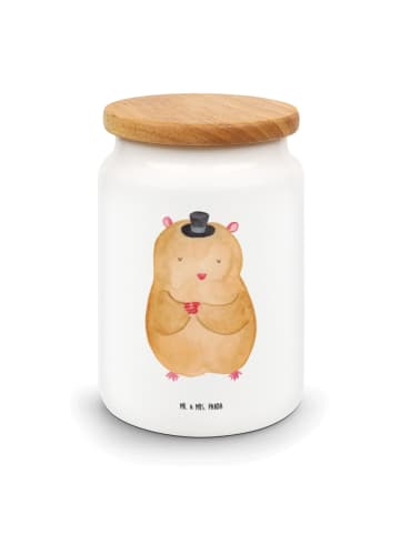 Mr. & Mrs. Panda Vorratsdose Hamster Hut ohne Spruch in Weiß