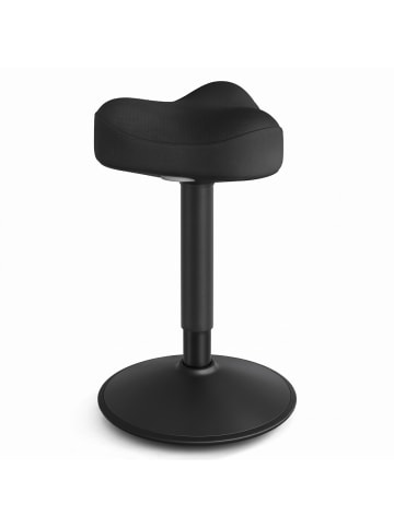 SONGMICS Arbeitshocker Activo in Schwarz - (B)36 x (H)(58-83) x (T)36 cm