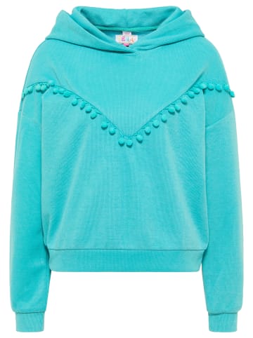 IZIA Kapuzensweatshirt in Aqua