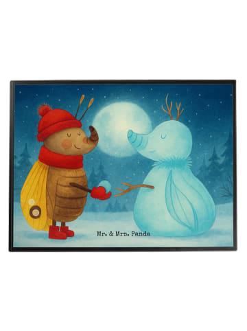 Mr. & Mrs. Panda schreibtischunterlage Nachtfalter Schneemann De... in Weiß