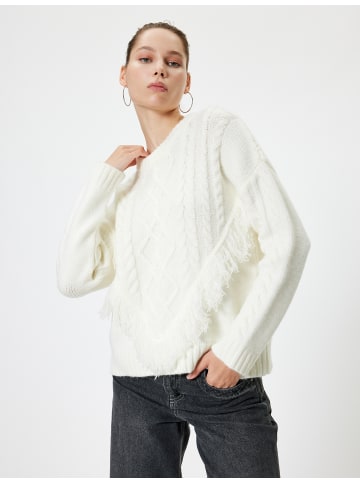 KOTON Sweater in Ekru