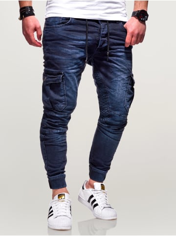 behype Jeanshose BILLY in dunkelblau