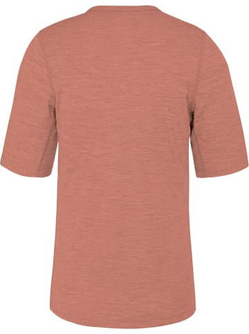 Normani Outdoor Sports Damen Merino T-Shirt Cairns in Rosa