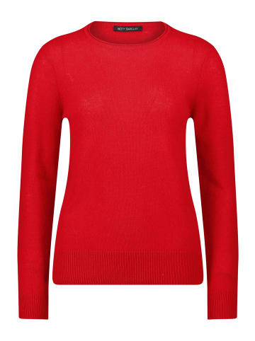 Betty Barclay Kaschmir-Pullover mit Rundhalsausschnitt in Rot