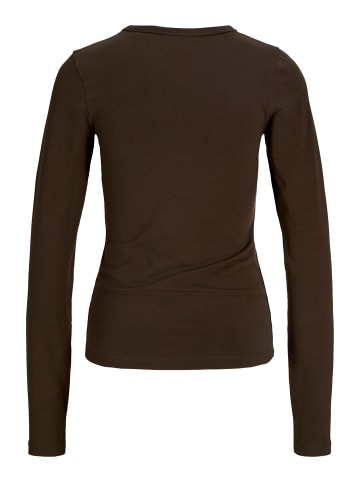 JJXX Langarm-T-Shirt in Demitasse