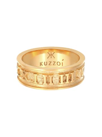 KUZZOI Ring für Herren in gold