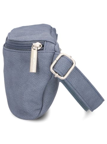 Zwei Mademoiselle MH4 - Gürteltasche 25 cm (leo) in nubuk-sky