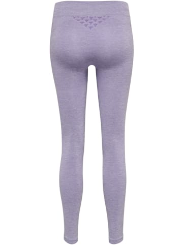 Hummel Hummel Leggings Hmlci Yoga Damen Dehnbarem Schnelltrocknend Nahtlosen in LAVENDER MELANGE