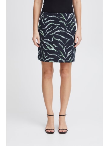 ICHI Minirock IHKATE PRINT SK11 20120794 modischer Rock mit Muster in Blau