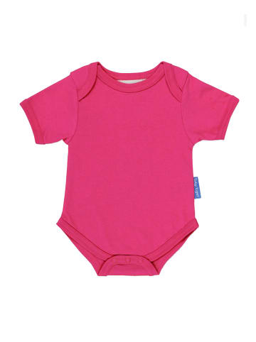 Toby Tiger Baby Kurzarmbody in rosa