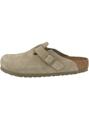 Birkenstock Clogs Boston Veloursleder normal in beige