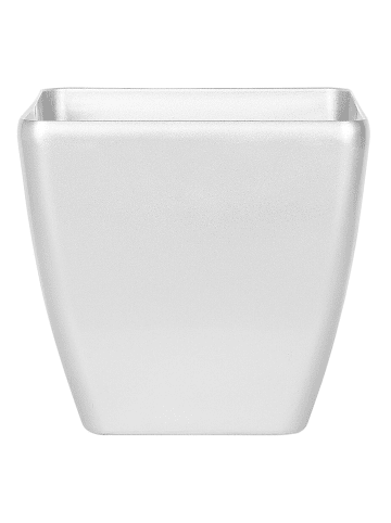 Beliani Outdoor Blumentopf ASTRAS in Silber - (W) 35 x (H) 34 x (L) 35 cm