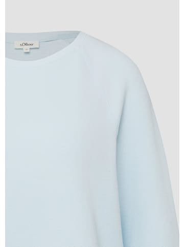 s.Oliver Sweatshirt in 51D0_arktisblau