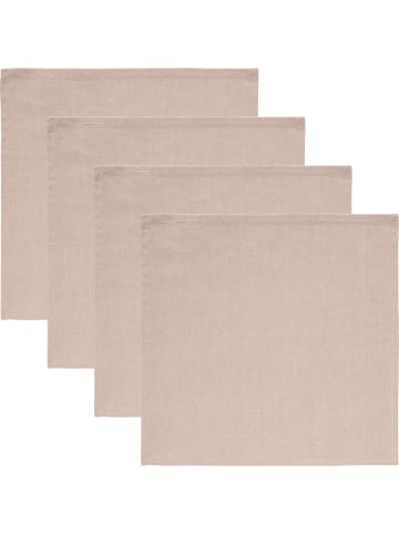 REDBEST Serviette 4er-Pack Tulsa in altrose