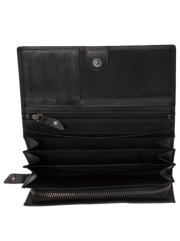 The Chesterfield Brand Arvento - Geldbörse 12cc 18 cm (red) in schwarz