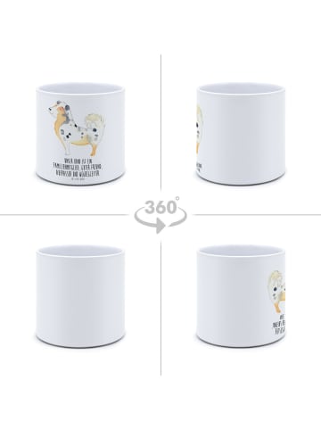 Mr. & Mrs. Panda Pflanzkübel Groß Hund Australien Shepherd mit S... in Weiß