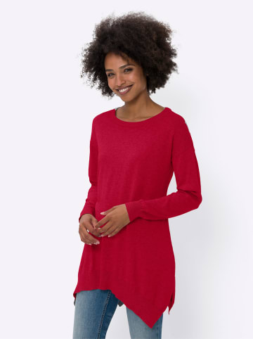 Heine Baumwollpullover in rot