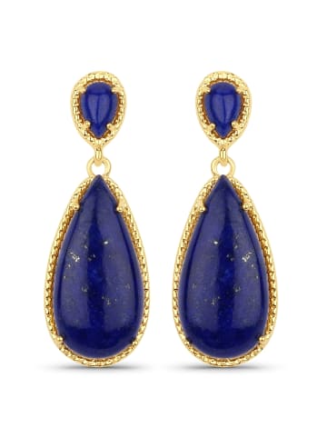 Rafaela Donata Ohrringe Sterling Silber Lapislazuli in gelbgold