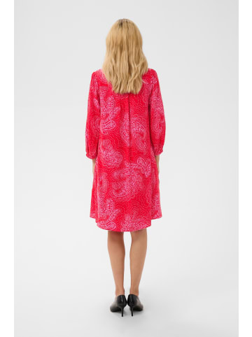CULTURE Kleid CUpolly Relaxed fit in Red/Pink Paisley