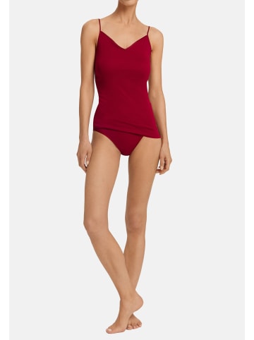 Hanro Midi Slip Cotton Seamless in Red dahlia