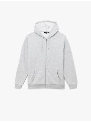 KOTON SWEATSHIRTS in Grau Melange Gemustert