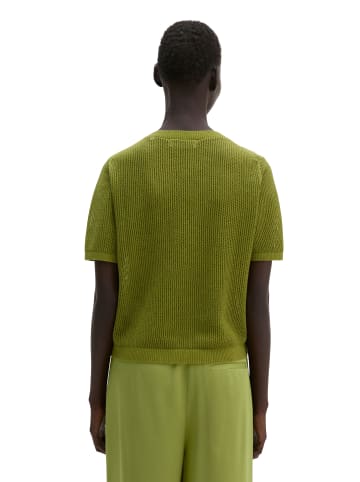 Marc O'Polo Ajour-Pullover regular in Shaded Fern