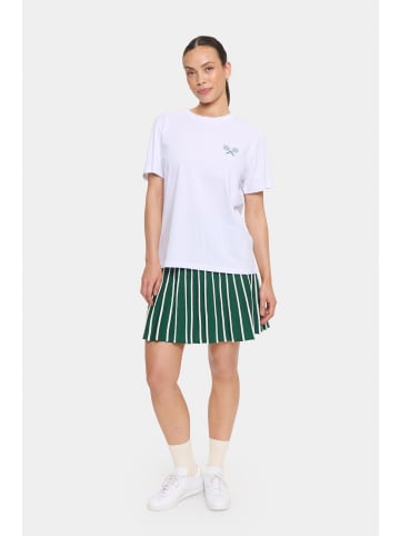 SAINT TROPEZ T-shirt JenneSZ Gerade Passform in Bright White