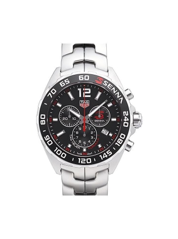 Tag Heuer Uhr Chronograph silber schwarz CAZ1015.BA0883
