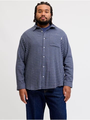 JACK & JONES PLUS Hemd in Crown Blue