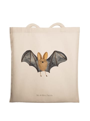 Mr. & Mrs. Panda Schultertasche Fledermaus Flügel ohne Spruch in Creme