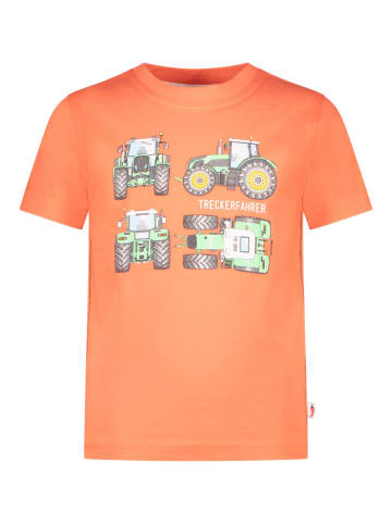 Salt and Pepper  T-Shirt Traktor in Orange