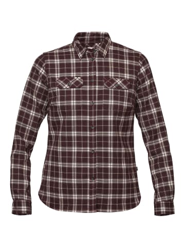 FJÄLLRÄVEN Fjällglim Stretch Shirt L/S in Dunkelrot