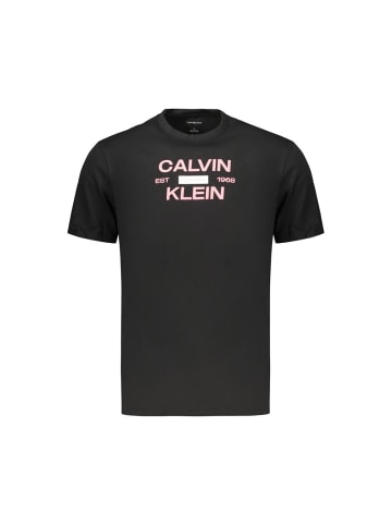 Calvin Klein Schwarz Herren T-Shirt aus Baumwolle