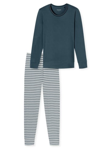Schiesser Pyjama für Jungen in blau