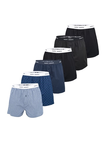 Happy Shorts Boxer Mix in Geo-Solid Black