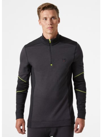 Helly Hansen Longsleeve "Lifa Merino Half Zip" in Schwarz