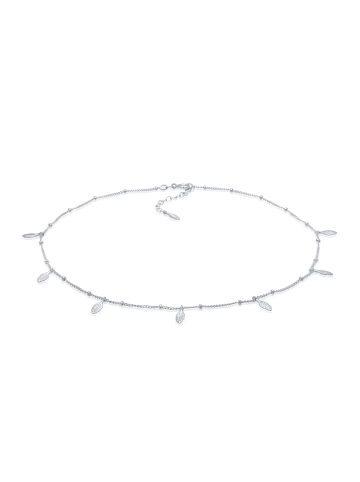 Elli Halskette 925 Sterling Silber Boho, Feder in Silber