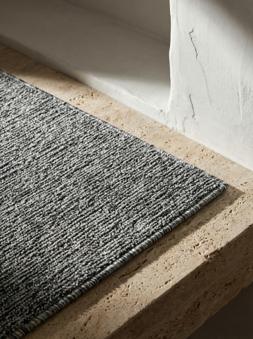 KADIMA DESIGN Teppich Kurzflor Waschbar Einfarbig AMMER Strapazierfähig OEKO-TEX in Grau