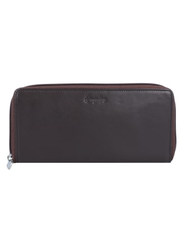 Esquire New Silk Geldbörse Leder 19 cm braun