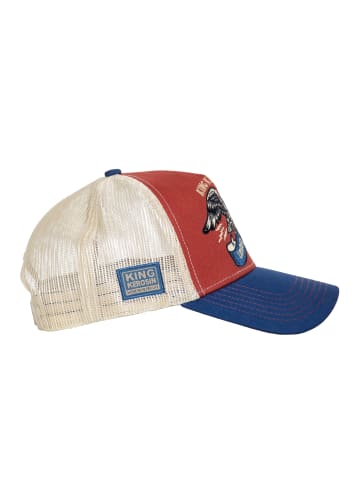 King Kerosin King Kerosin Trucker Cap Loudest & Fastest in ziegelrot