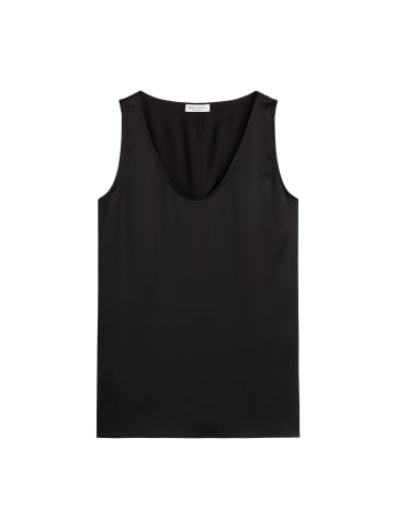 Marc O'Polo Satin-Top regular in Schwarz