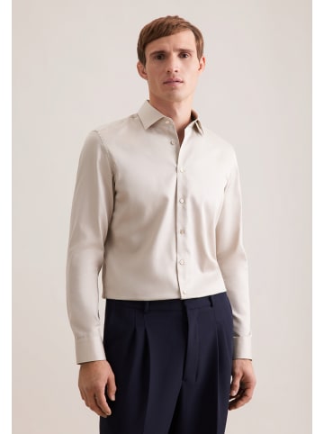 Seidensticker Business Hemd Shaped in Beige