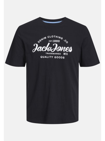 Jack & Jones T-Shirt/Shorts 'Forest' in schwarz