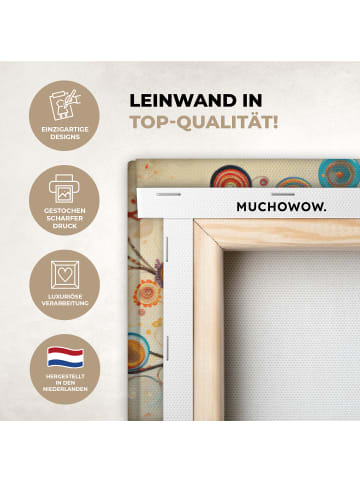 MuchoWow Leinwand bilder Stilvoller Baum (BxH)