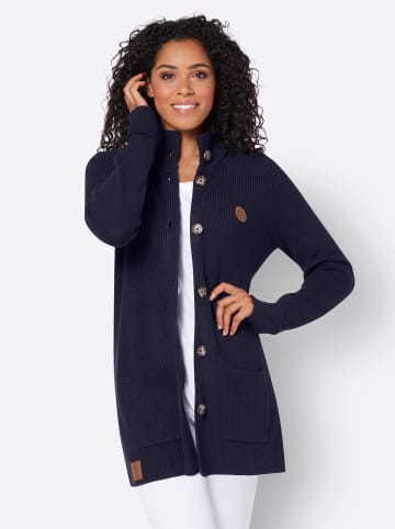 WITT WEIDEN Longstrickjacke in marine