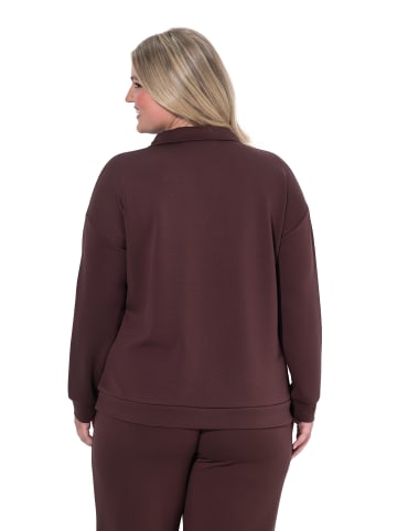 MIAMODA Sweatshirt in haselnussbraun