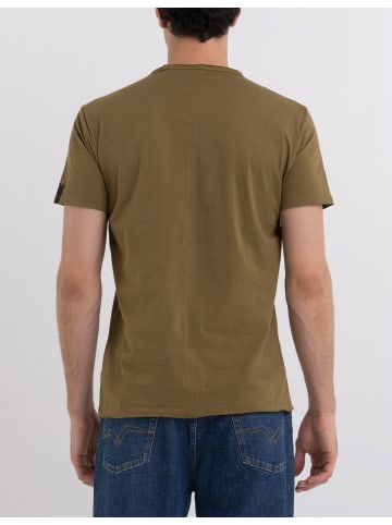 Replay T-shirt Basic Jersey 30/1 in grün