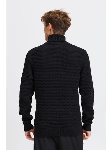 CASUAL FRIDAY Strickpullover CFKARL structured roll neck knit in Schwarz